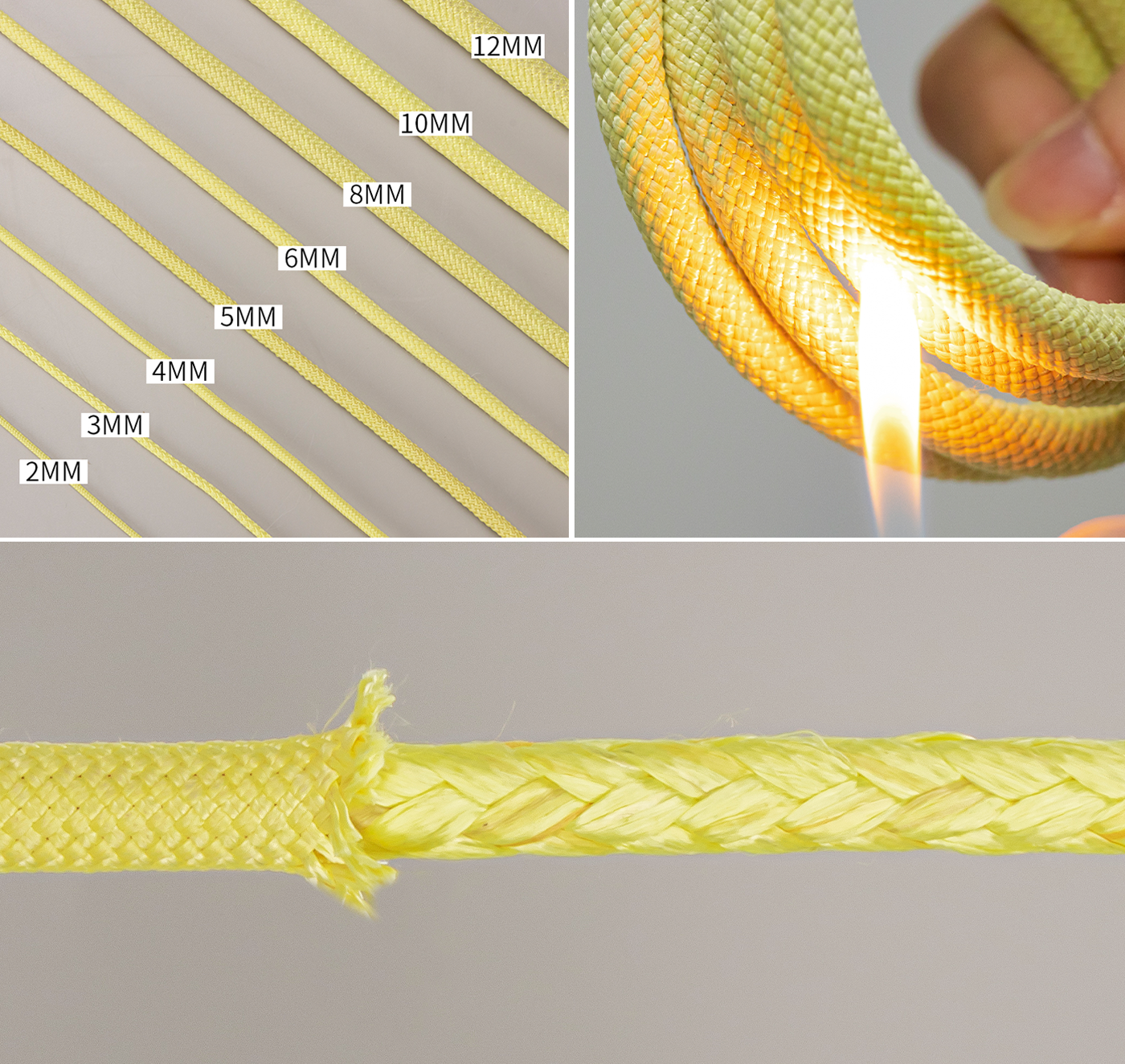 Wholesale High Strength Fireproof Fire Resistant Aramid Rope