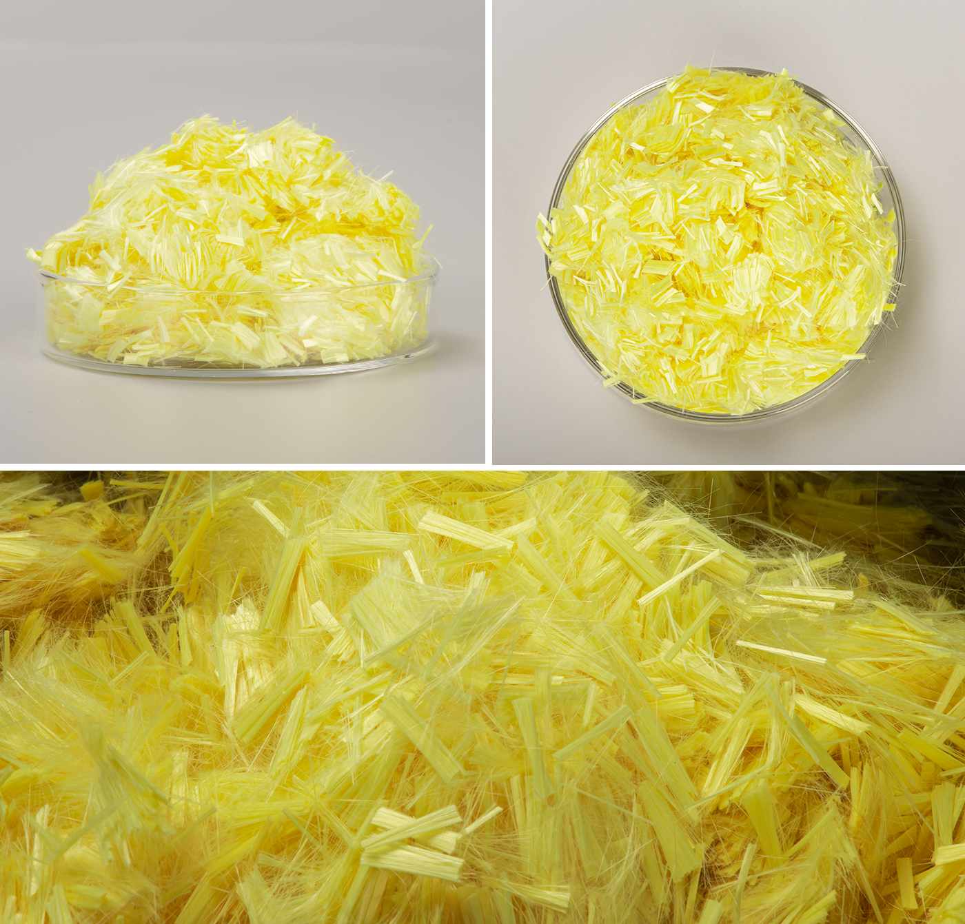 Aramid short cut fiber