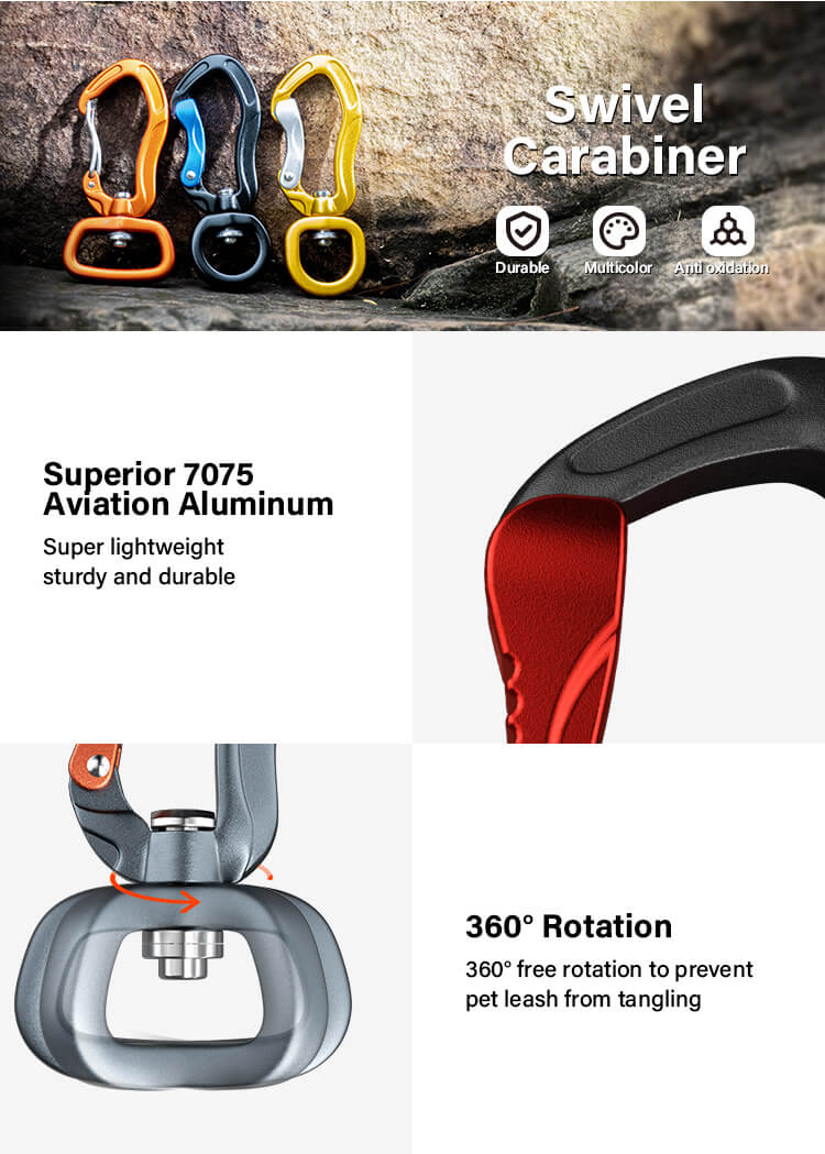 ST-1350 swivel carabiner detail